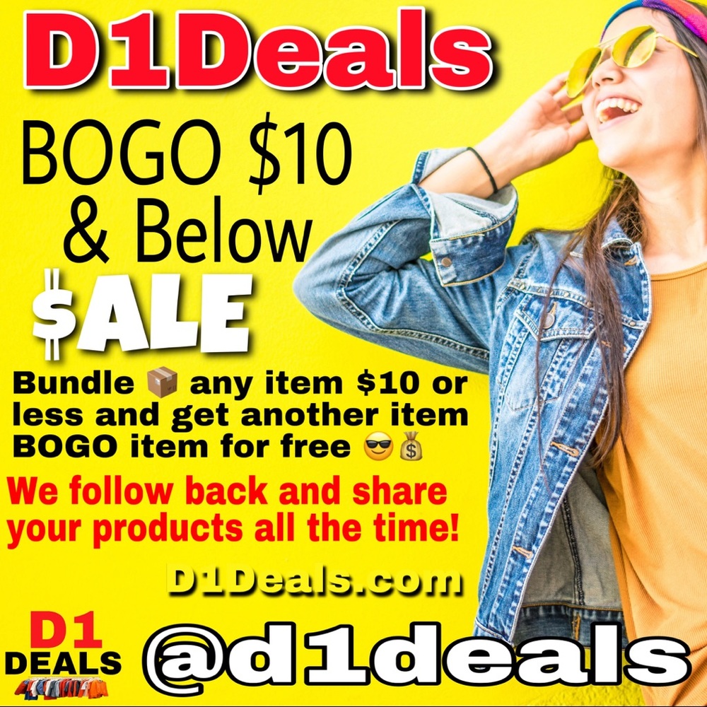 💰📦 BOGO $$$ Buy One ☝️Get One ☝️ Follow & Share